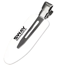 Затискачі для волосся Sway White, 4 шт в упаковці (116 006 WHT)
