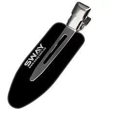 Затискачі для волосся Sway Black, 4 шт в упаковці (116 006 BLK)