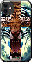 Чехол на iPhone 11 Злой тигр "866u-1722-10746"