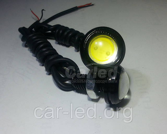 Денні ходові вогні MC-DRL-20-2 (out diam: 22mm H: 12mm) 2 * 1 pcs high power led 1,5W / LED - фото 2 - id-p23028887