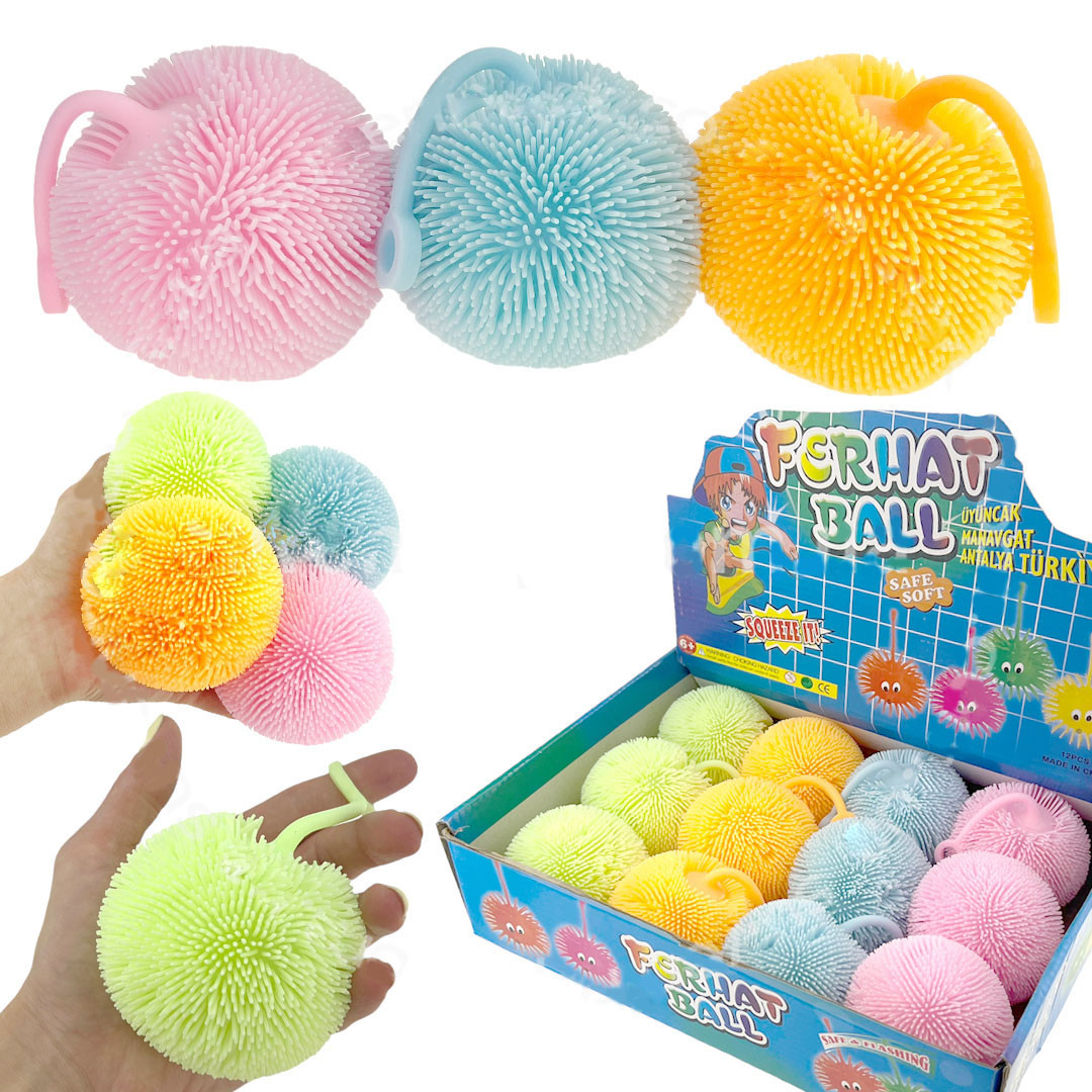 Антистрес іграшка Їжачок світний набір 12 шт., фото 1