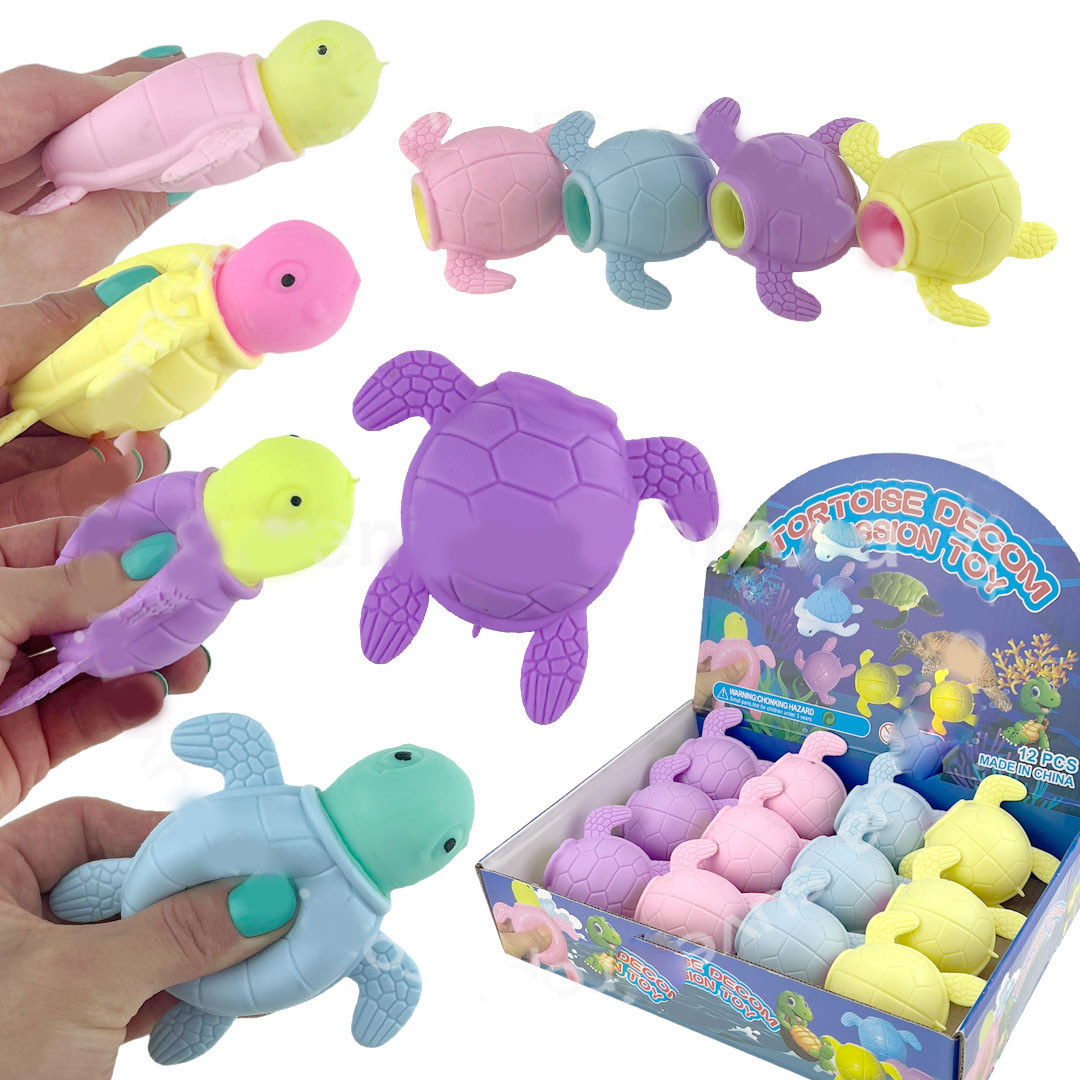 Черепаха іграшка-антистрес вилізає голова 12 шт., фото 1