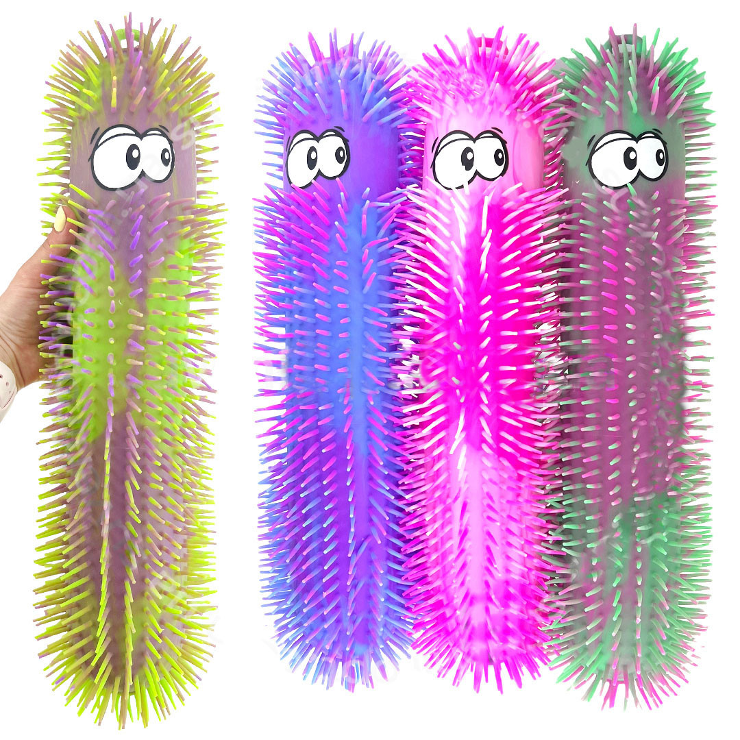 Світна іграшка йо-йо Гусінь кольорова 6 шт., фото 1