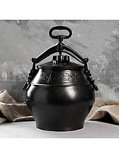 Афганський казан-скороварка 15 літрів. чорний RASHKO BABA, фото 2