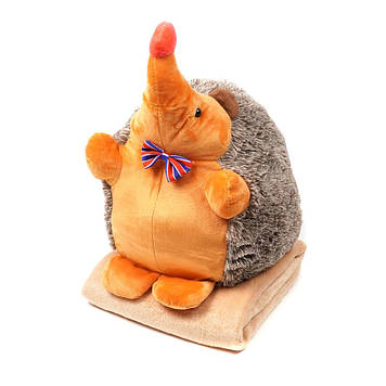 Плед-подушка іграшка 3в1 Їжачок (40см.)