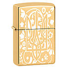 Запальничка Zippo Герб України, набір запальничка зипо, бензин і кремній зипо 254U1, фото 2