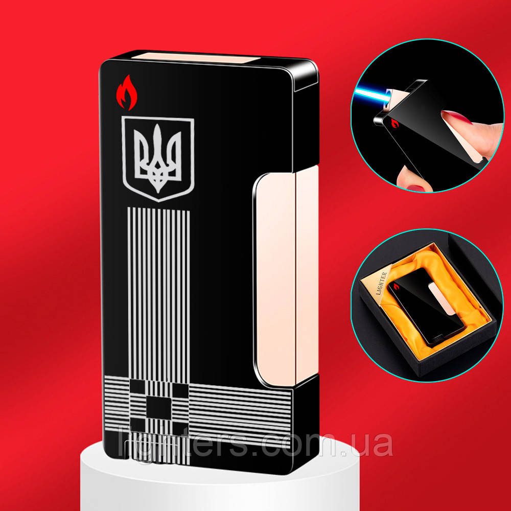 Запальничка форсунка герб україни в подарунковому пакованні 669U3