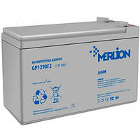 Аккумулятор мультигелевый MERLION GP1290F2 12V 9 Ah AGM (батарея для ИБП)