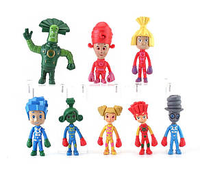 Фіксики фігурки набір фігурок Fixers 8 шт дитячі іграшки 8,5-10 см