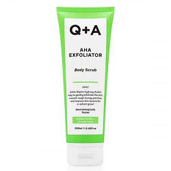 Скраб для тіла з AHA-кислотами Q+A 250ml