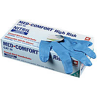 Перчатки high risk плотные хозяйственные Med Comfort М, L, XL 50шт.