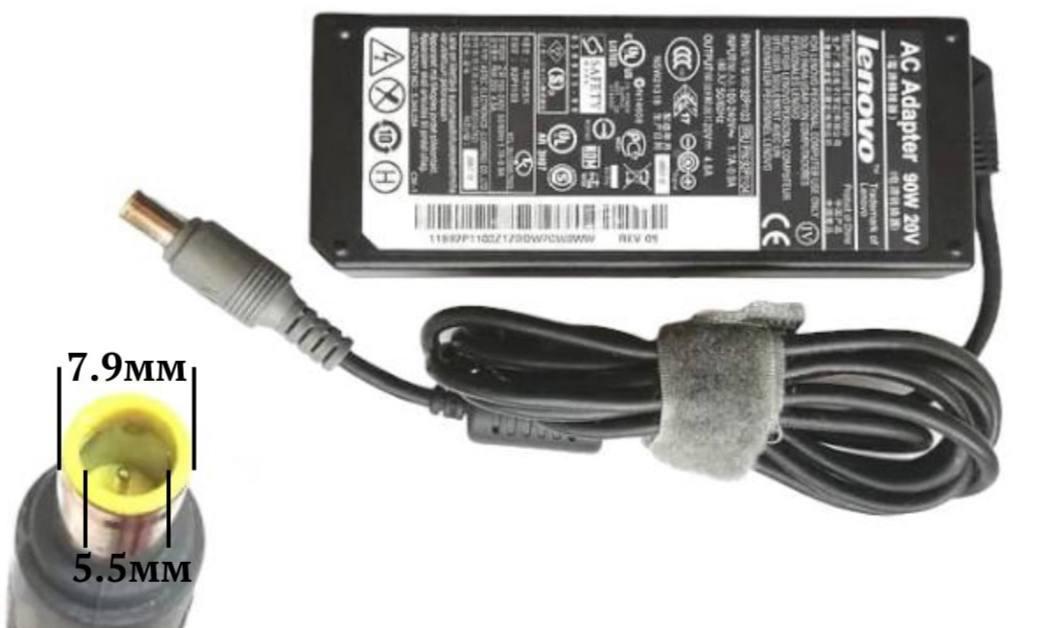 Блок живлення Lenovo 90W | 20V 4.5A | роз'єм 7.9x5.5мм Pin | ADLX90NCT3A