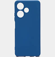 Чехол Fiji Full Soft Premium для Infinix Hot 30 Play NFC (X6835B) противоударный с микрофиброй Dark Blue