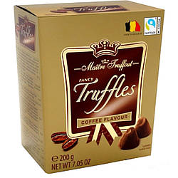 Шоколадні цукерки трюфель Maitre Truffout з ароматом кави 200 g