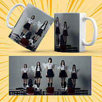 Чашка керамічна Біла K-Pop Le Sserafim 330 мл 005