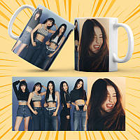 Чашка керамічна Біла K-Pop Le Sserafim 330 мл 009