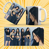 Чашка керамічна Біла K-Pop Le Sserafim 330 мл 010