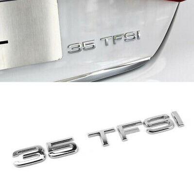 Шильдик емблема напис на багажник AUDI 35 TFSI колір хром