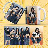 Чашка керамічна Біла K-Pop Le Sserafim 330 мл 024