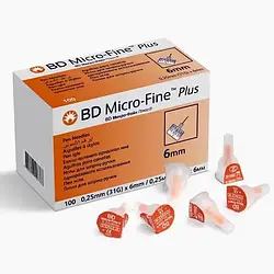 Голка Для Шприц-Ручок BD Micro-Fine Plus 6 мм 1 шт