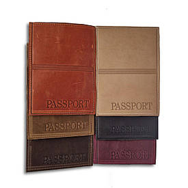 Обкладинка для стандартного паспорта або закордонного паспорта України натуральна шкіра