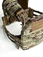 Плитоноска Мультикам Plate Carrier U-WIN PRO быстрый сброс со скелетными камербандами Cordura 1000D для ВСУ