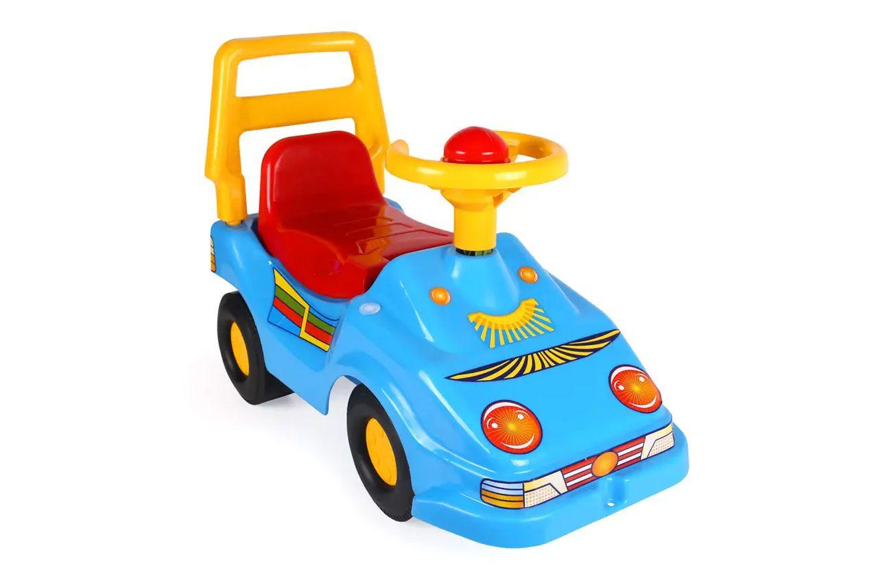 Машина-толокарь детская Technok Toys 1196 Экомобиль от 1 года синий - фото 1 - id-p2025344012