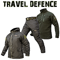 Комплект "TRAVEL DEFENCE" Dark Olive 3 в 1 (Таслан + Микрофлис)