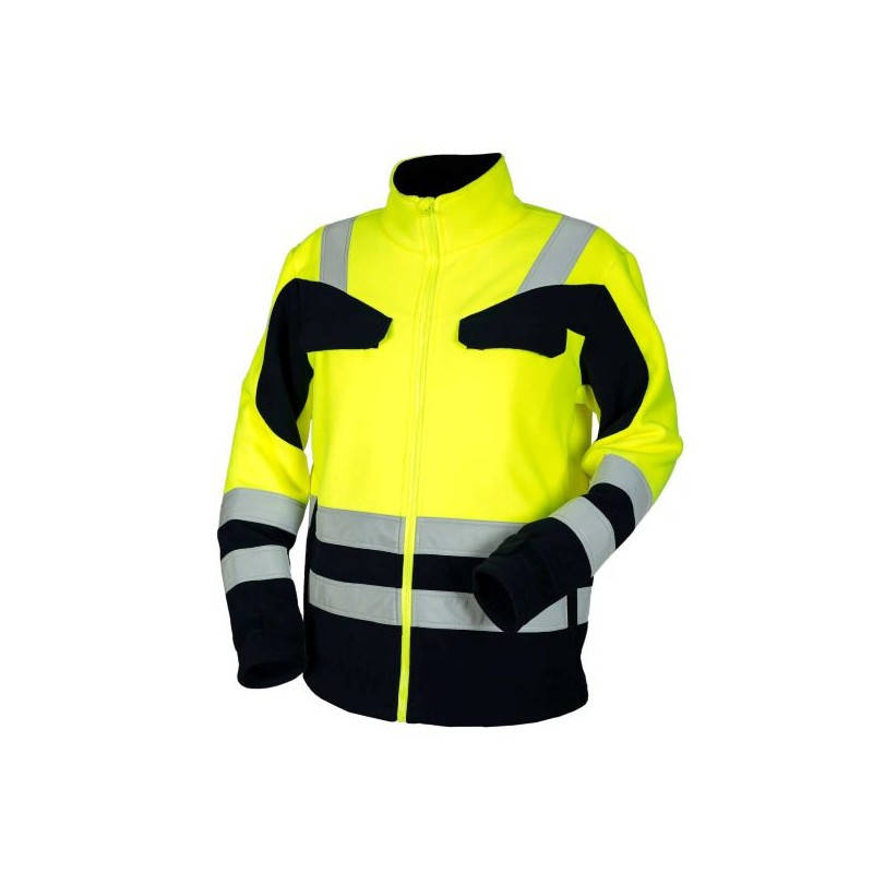 Светр джемпер флисовый HI-VIS FlexGo Cannygo (DZDP-FLEX) жовтий М, фото 3