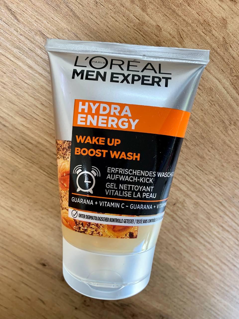 Очищувальний гель для обличчя L'Oreal Men Expert Hydra Energetic - фото 1 - id-p2025358150