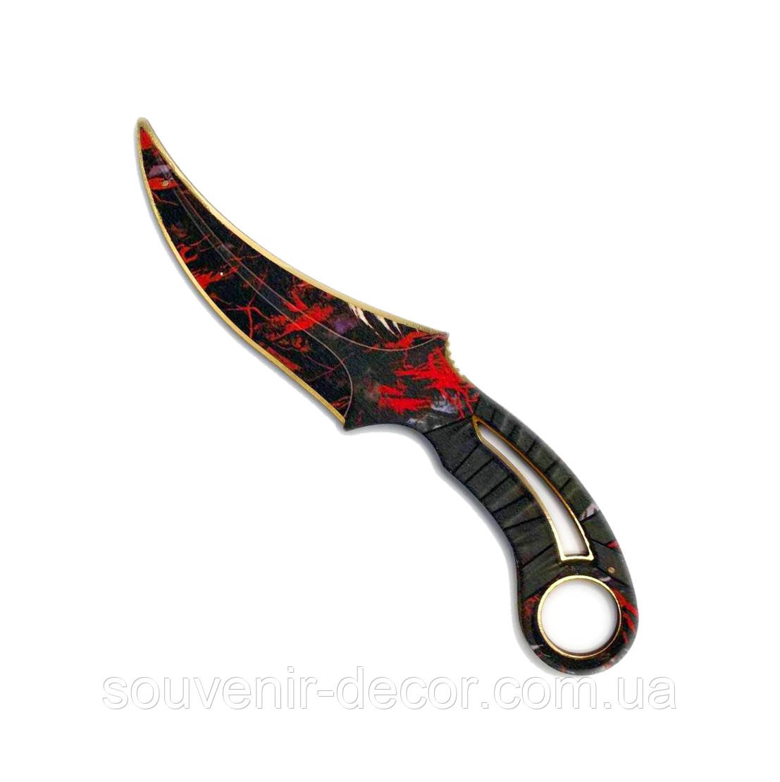 Дерев'яний дитячий ніж FANG HAUNT з STANDOFF 2, іграшкова зброя, фото 1