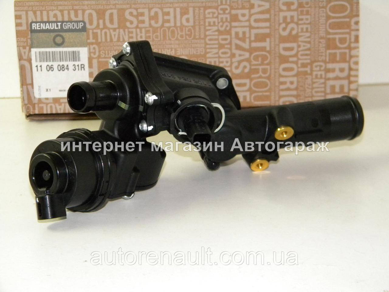 Термостат (с корпусом) на Рено Логан 2 1.5 dCi RENAULT(Оригинал) 110608431R