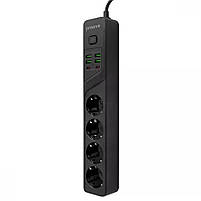 Мережевий фільтр Proove Power Socket P-04 (4 розетки + 4 USB + 2 Type-C) 2М, фото 6