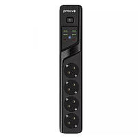 Мережевий фільтр Proove Power Socket P-04 (4 розетки + 4 USB + 2 Type-C) 2М, фото 7