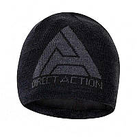 ШАПКА DIRECT ACTION WINTER BEANIE - MERINO WOOL/ACRYLIC, BLACK