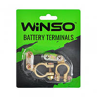 Клеммы аккумуляторные WINSO 2шт. блистер, латуни, вес 95 грамм