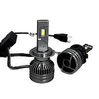 Комплект диодных ламп LED Michi MI H7 12-24V Can 5500K 5300L с обманкой радиатор с вентилятором