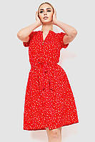 Платье в горох, цвет красный, размер S FA_006842