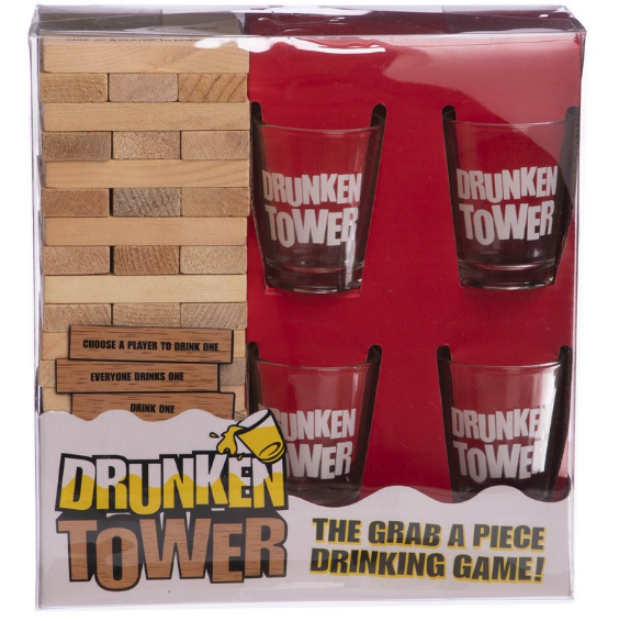 Настільна гра для компанії Дженга SP-Sport Drunken Tower Jenga GB076-1B (60 шт)