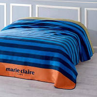 Плед Marie Claire "Полоски" (темно-синий) 200х220см