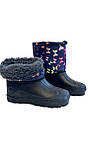 Дитячі сині зимові чоботи пінка ЕВА розмір 32 33, фото 4