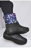 Дитячі сині зимові чоботи пінка ЕВА розмір 32 33, фото 5