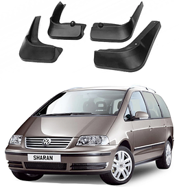 Бризковики для автокомплекс 4 шт Volkswagen Sharan 2001-2010 (Червоні та задні)