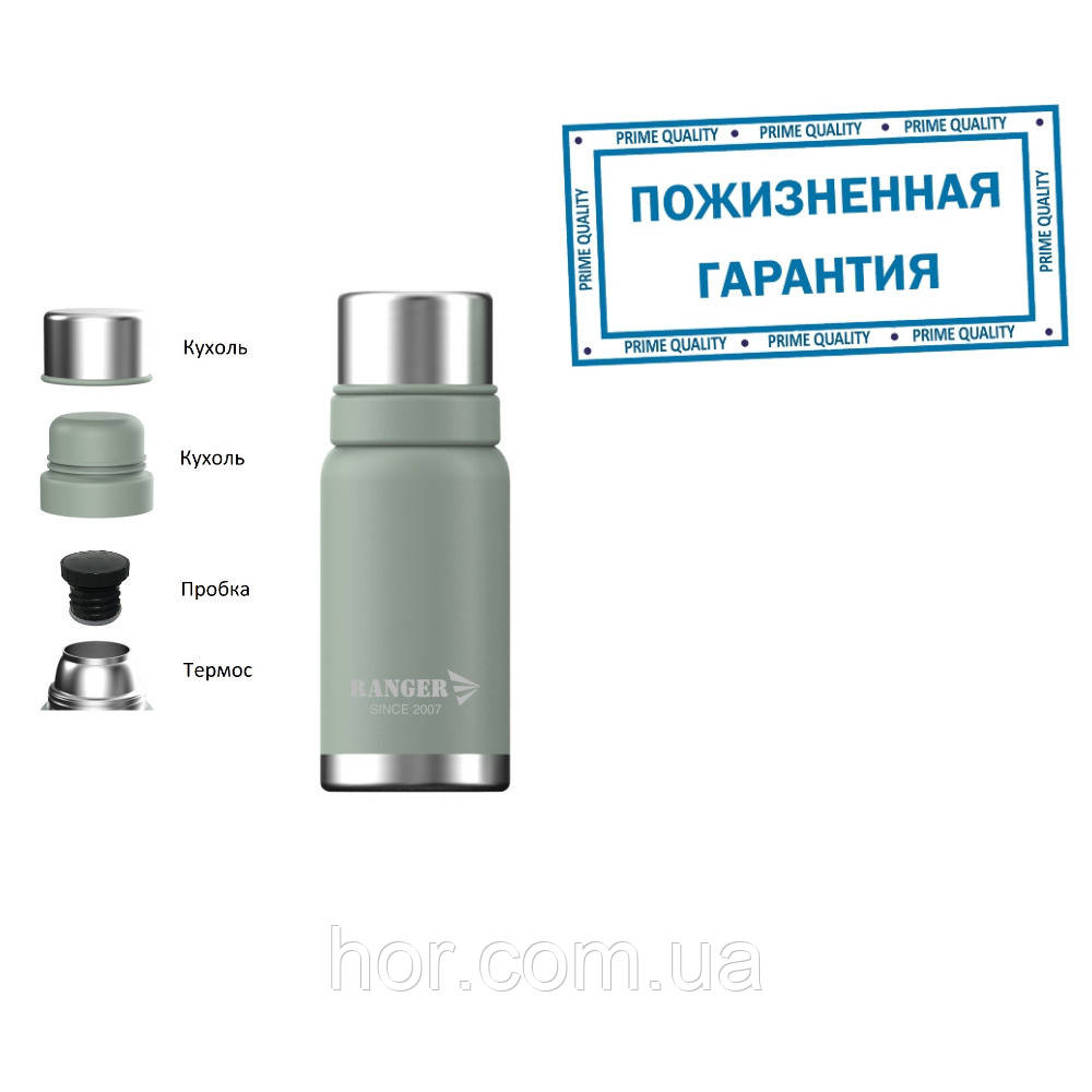 Для спорту подарунок, термос з нержавійки 500 мл, термос металевий, термос для чаю 0,5 л, термос 500 мл, термос туристичний