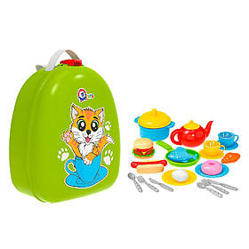 Набір посуду Technok Toys в рюкзаку 8225