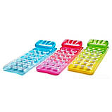 Матрац надувний Intex Стаканчики для пляжу відпочинку на морі в басейні Сірий Пляжні надувні матраци, фото 7