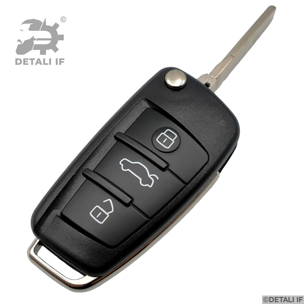 Викидний ключ корпус Q5 Audi 3 кнопки hu66 8X0837220F