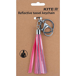 Брелок-підвіска світловідбиваючий, рожевий