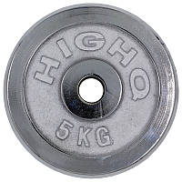 Блины (диски) хромированные HIGHQ SPORT TA-1452-5S 30мм 5кг