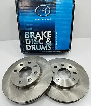 Диск гальмівний передній Авео Aveo 1.5 8V/16V вентильований Польща (комплект 2шт)